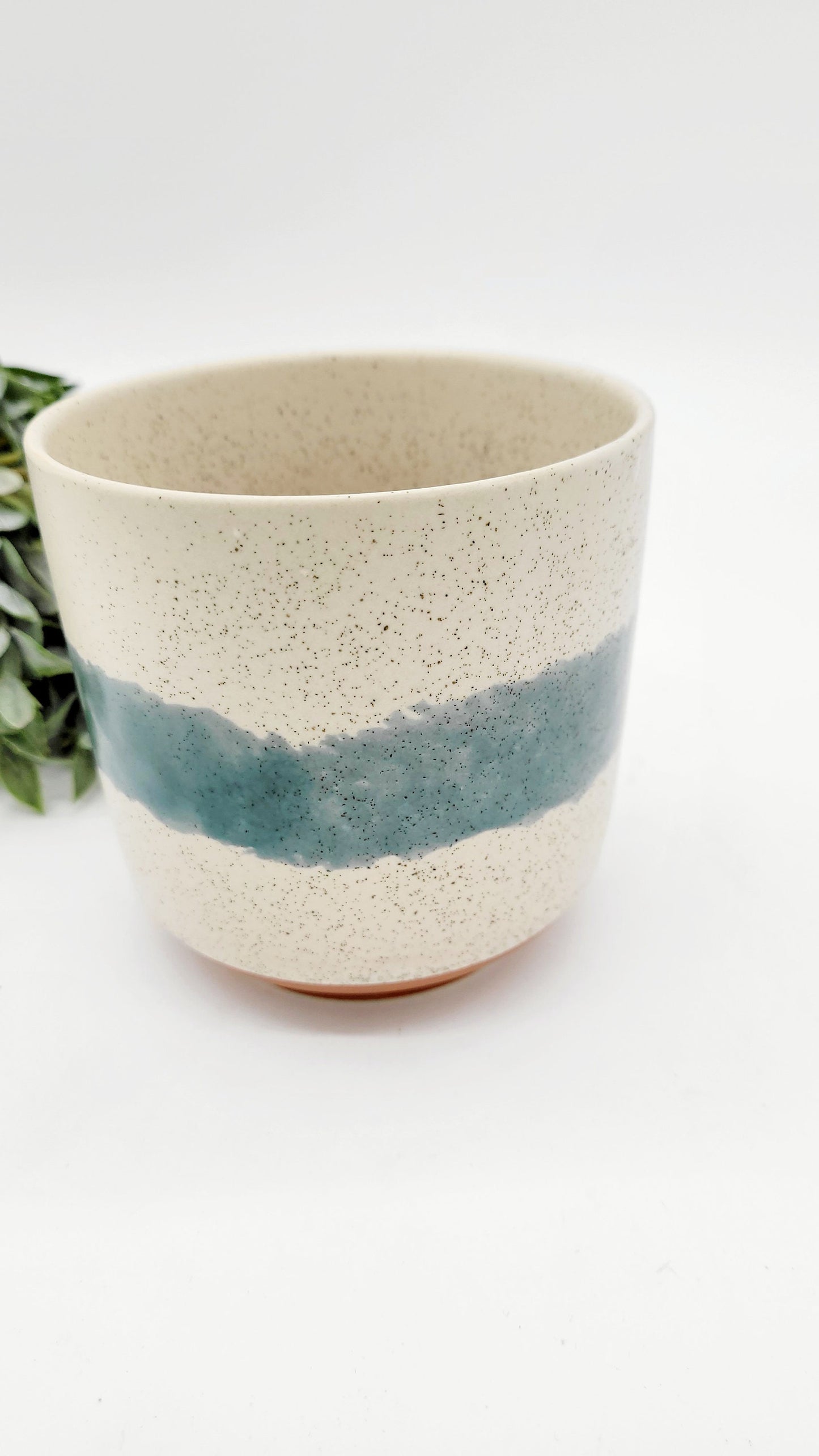 4.5" Earth Tone Ceramic Planter Pot for 4 Inch Plants • Earthy Modern Plant Pot • Indoor Planter • Houseplant Flower Pot • Succulent Planter