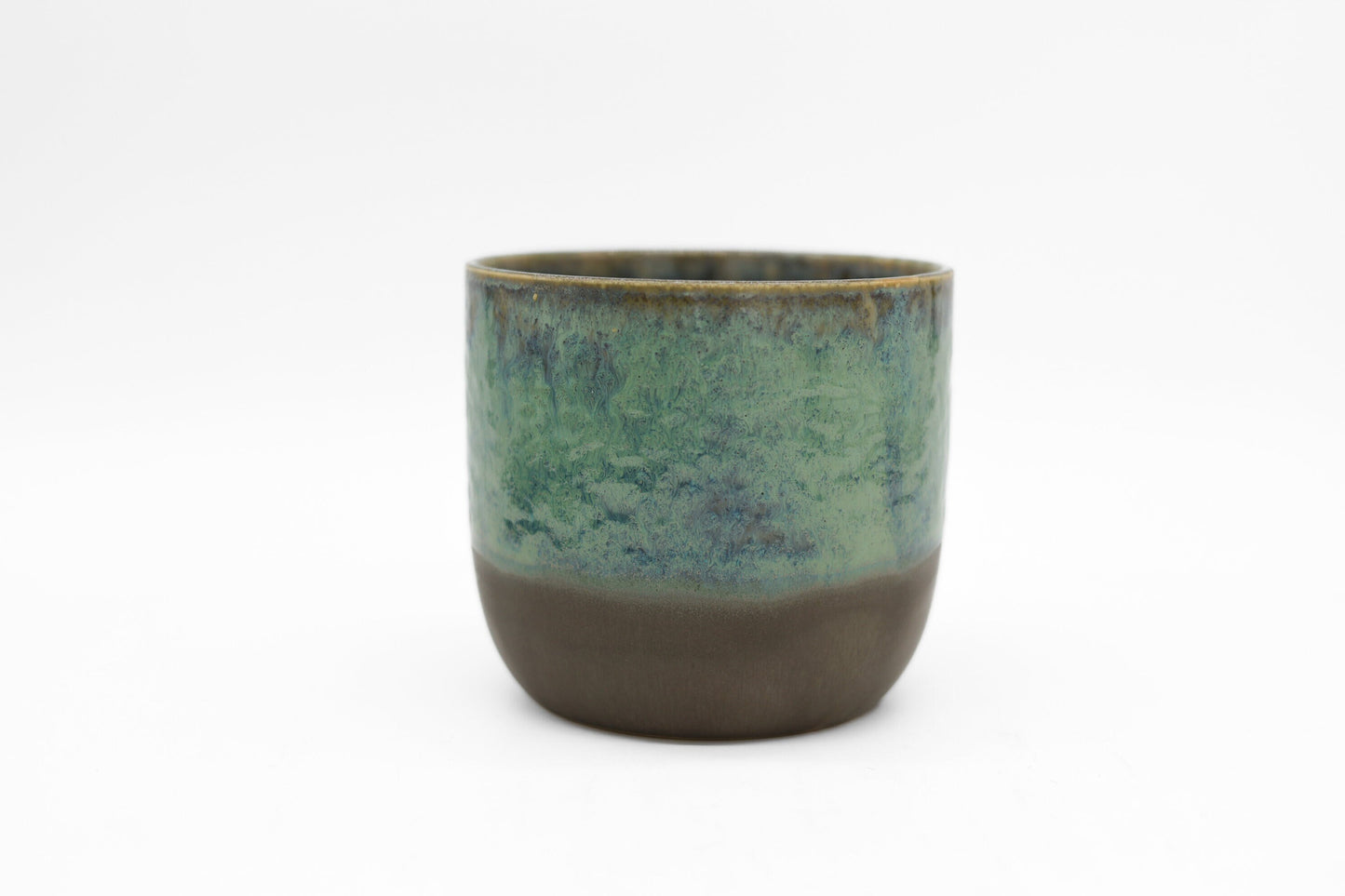 5" Blue Green Ceramic Planter for Indoor Outdoor • Succulent Planter • Cactus Planter • Unique Pots and Planters • Pottery Planter Gift