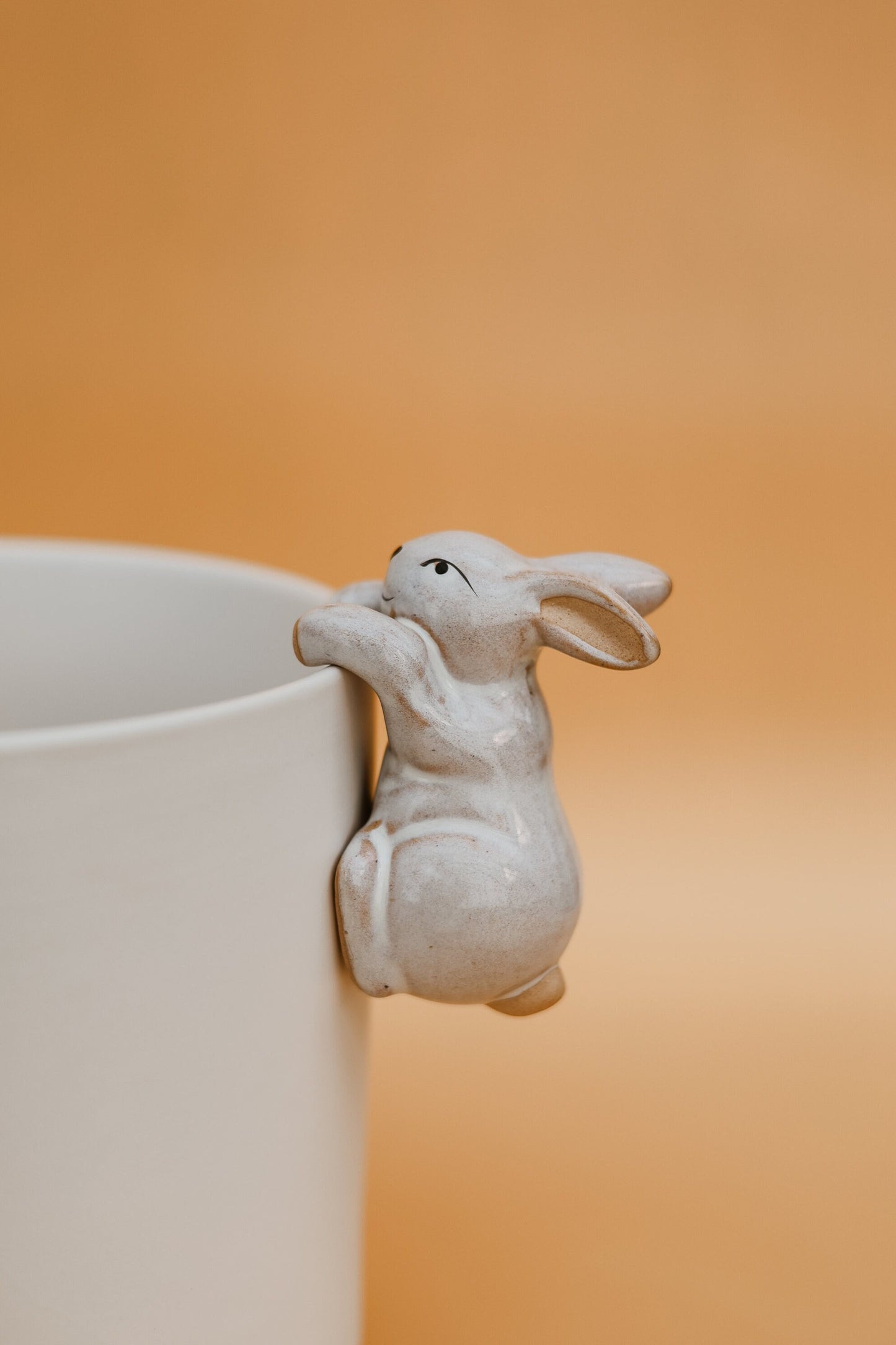 Bunny Rabbit Pot Hugger for Flower Pot • Gardening Gifts • Unique Outdoor Porch Decor • Gift for Wife • Indoor Planter • Hanging Animal
