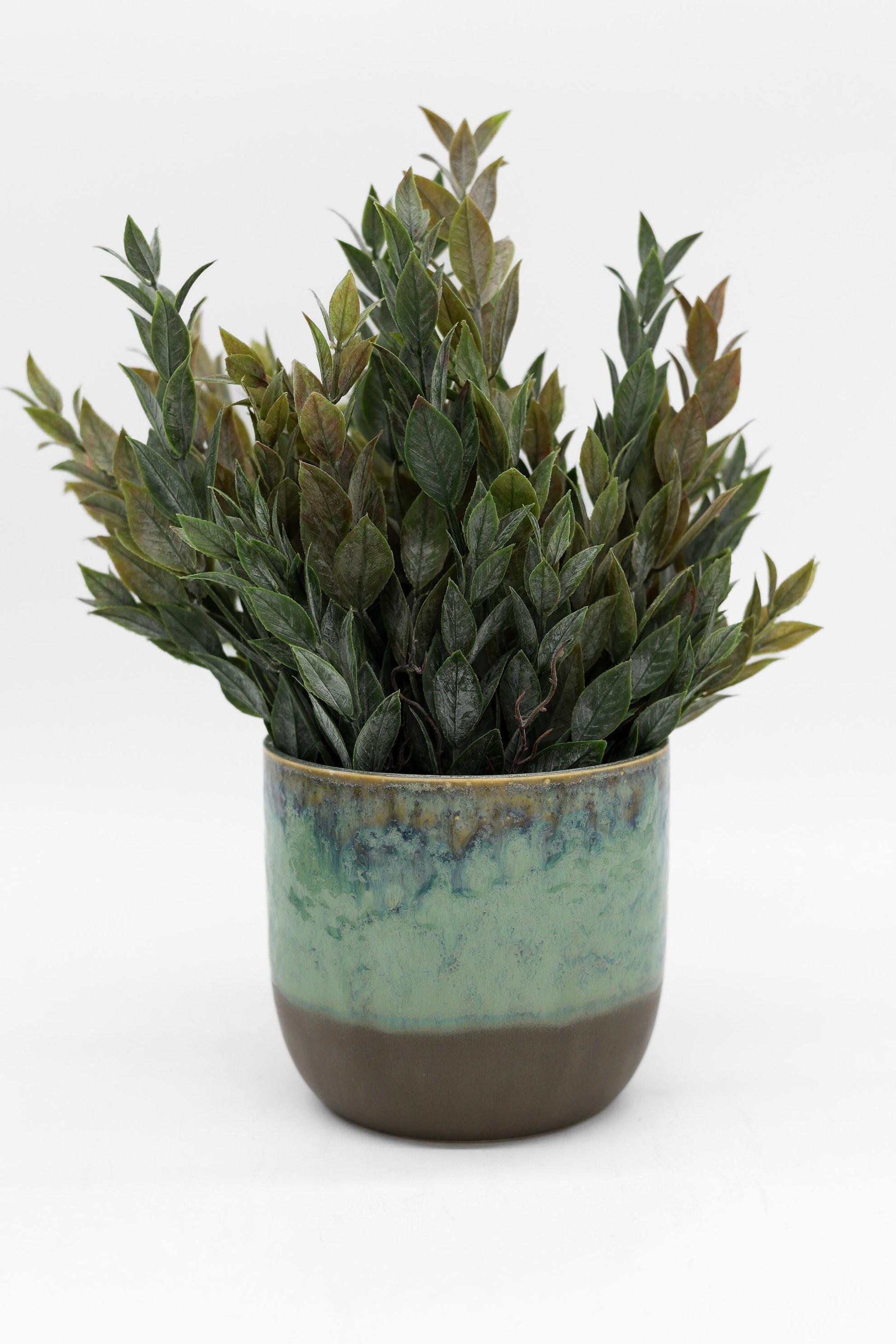 5" Blue Green Ceramic Planter for Indoor Outdoor • Succulent Planter • Cactus Planter • Unique Pots and Planters • Pottery Planter Gift
